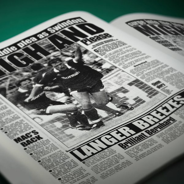 swindon town football history newspaper book
