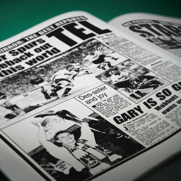 Tottenham football history newspaper book