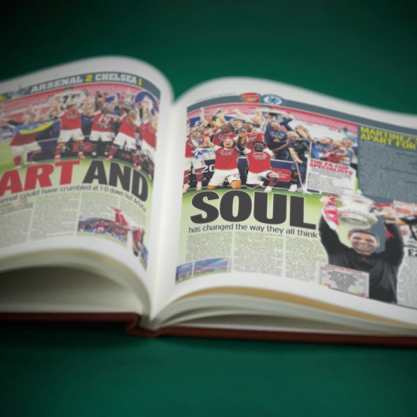 arsenal football history through newspapers