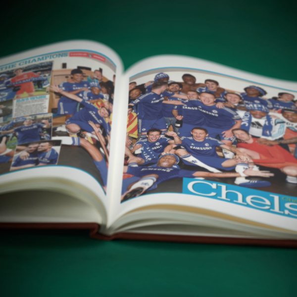 chelsea football history newspaper book