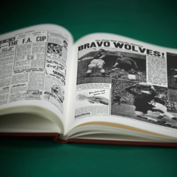Wolves football history newspaper book