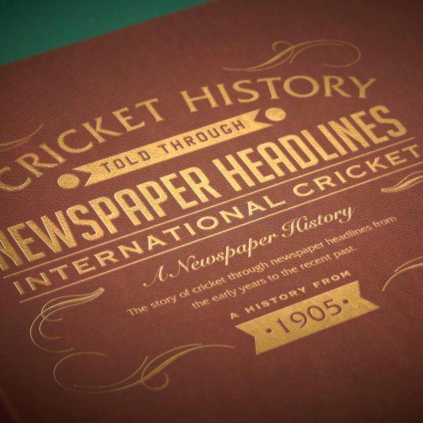 cricket newspaper history book