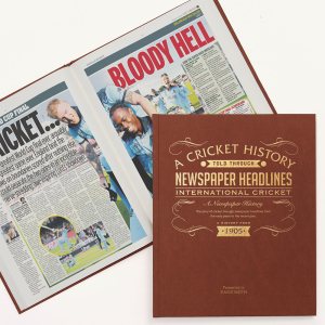 cricket newspaper history book