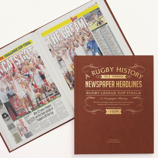 history of the Rugby Challenge Cup newspaper book