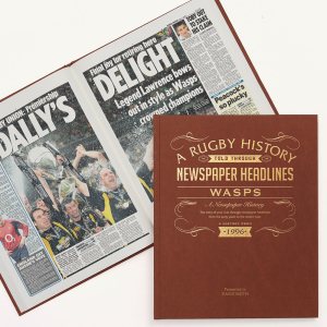 history of the rugby team London Wasps newspaper book