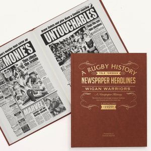 history of the rugby team wigan warriors newspaper book