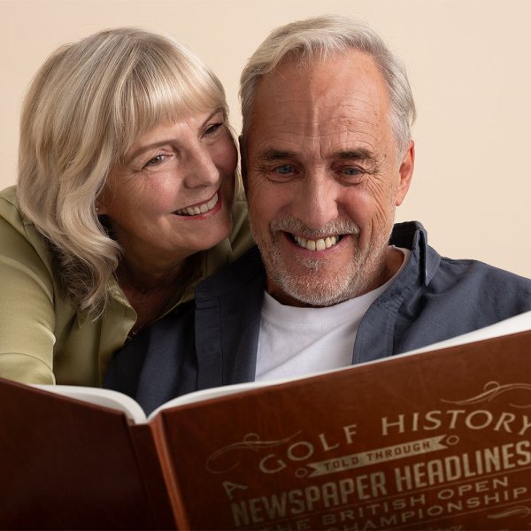 Golf the open Newspaper History Book