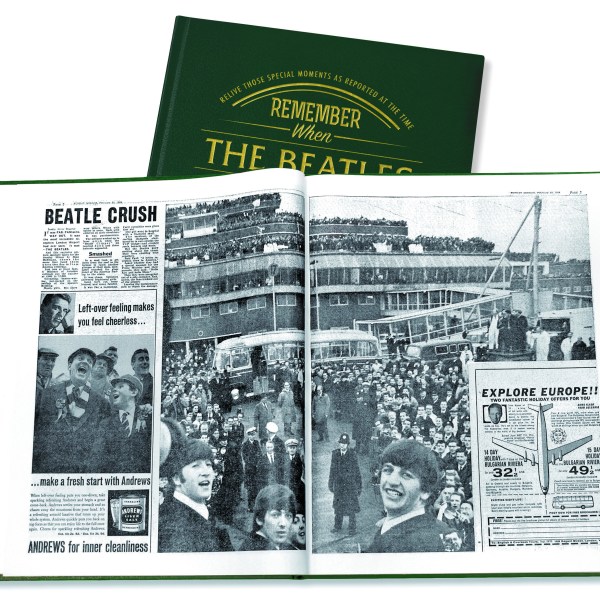 the beatles history newspaper book