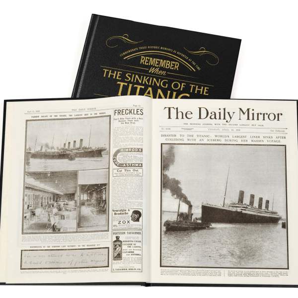 titanic newspaper book