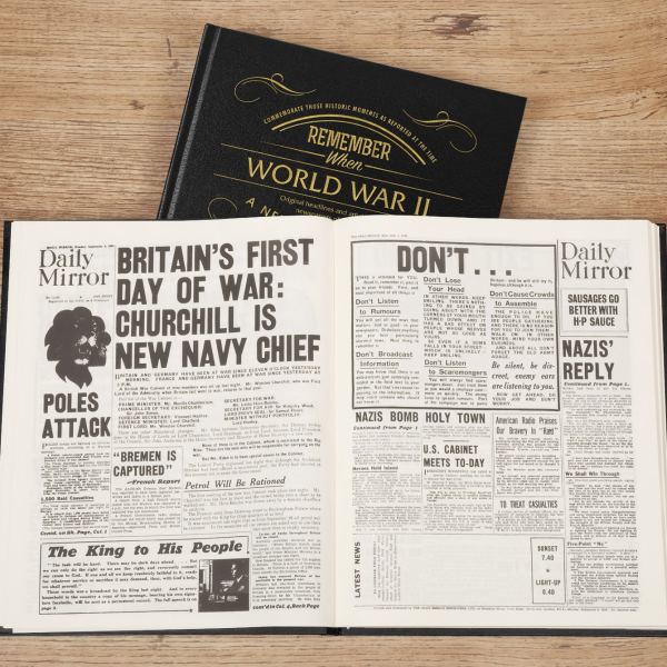 world war two newspaper book