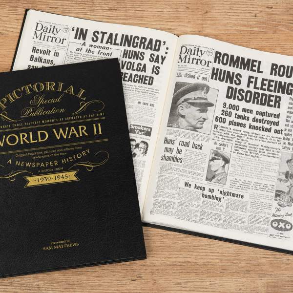 World War 2 Newspaper Book