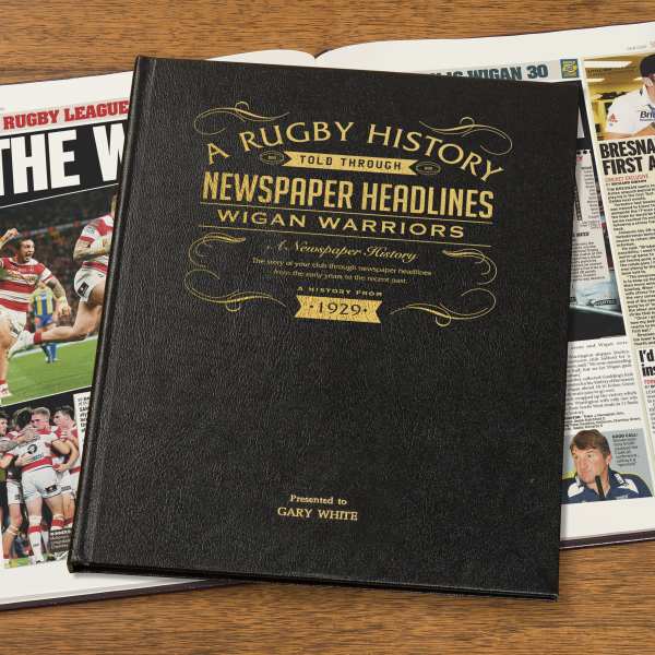 Wigan Warriors Rugby Newspaper Book