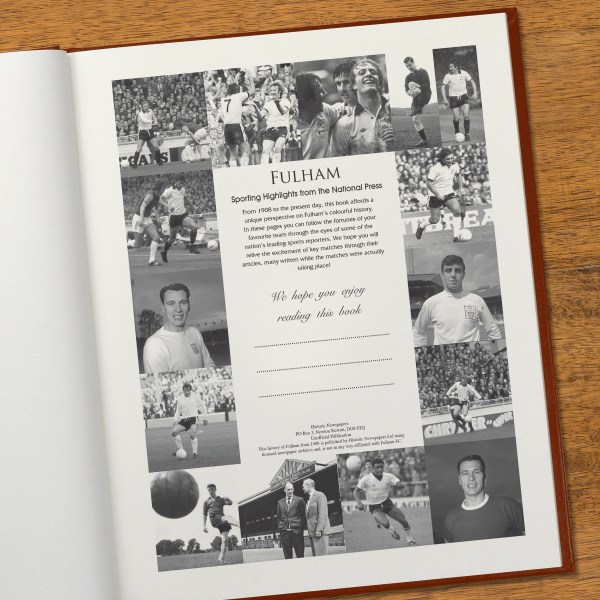 Fulham Football Book