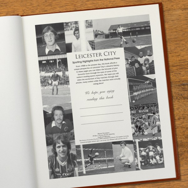 Leicester City Football Book