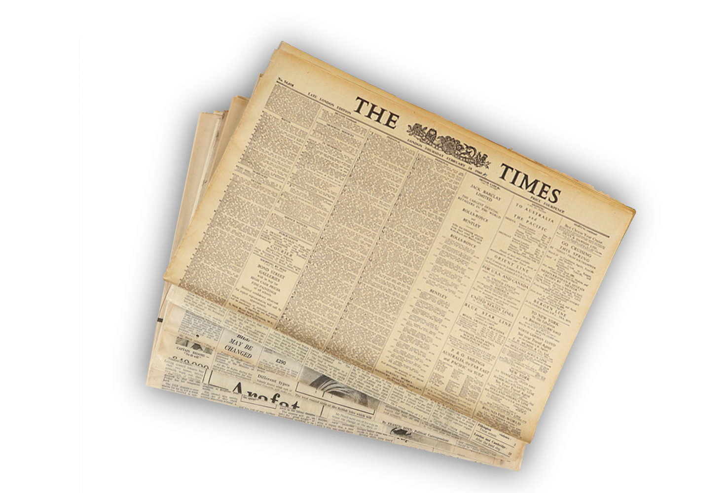 1900s Original Newspapers