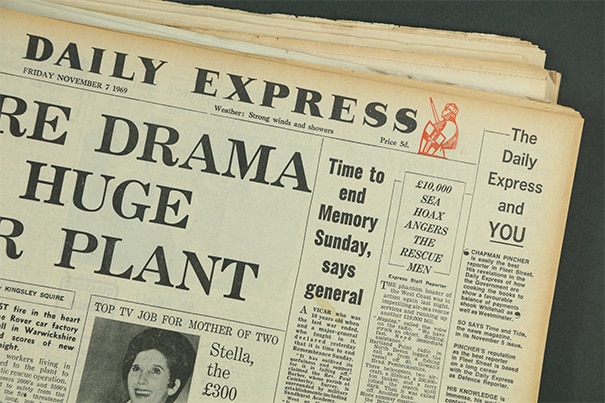 Britain Declares War Daily Express from September 4th 1939 