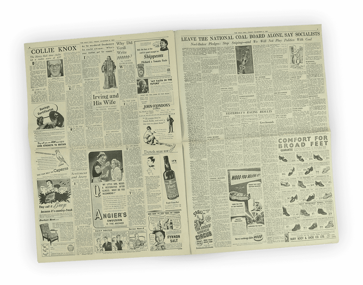 Original 1960s Newspapers