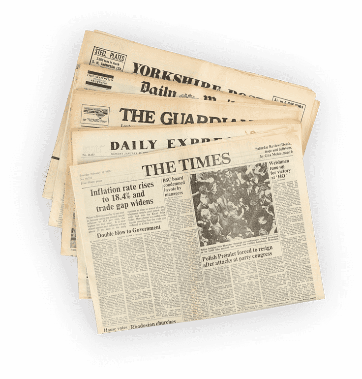 Original 1979 Newspapers