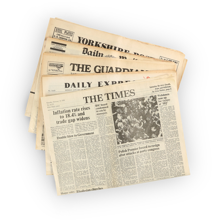 Original 1990 Newspapers