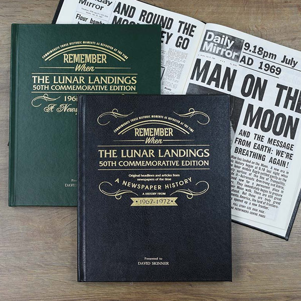Lunar Landing Newspaper Book
