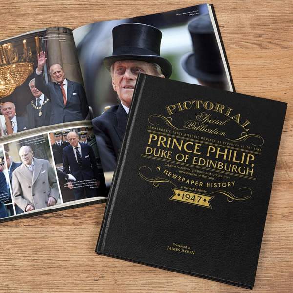 Prince Philip pictorial newspaper book