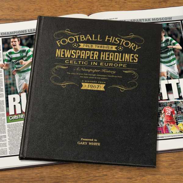 celtic in europe personalised book