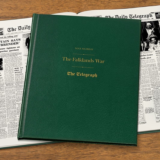 telegraph falklands newspaper book