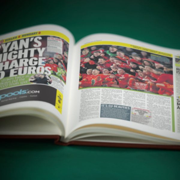 wales football history newspaper book