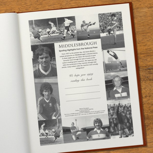 Middlesbrough Football Book