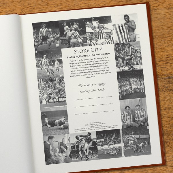 Stoke City Football Book