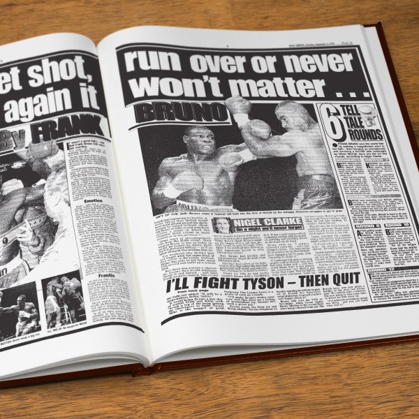 Boxing Newspaper Book