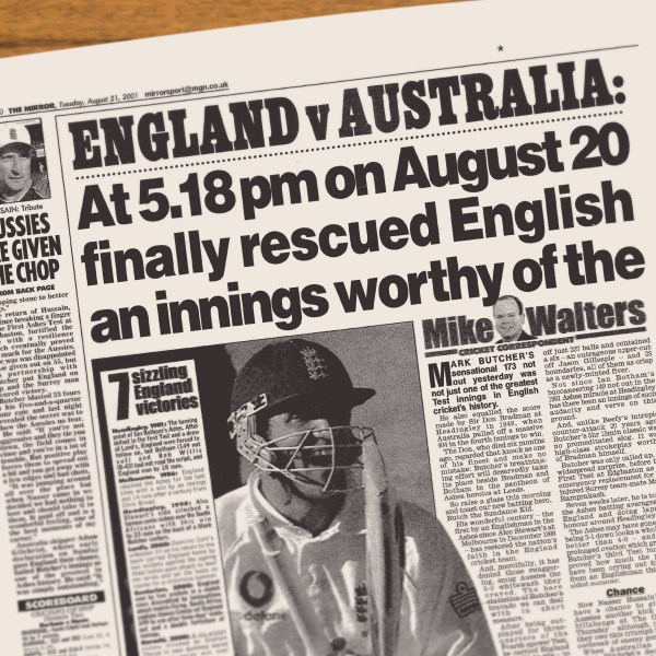 Cricket Newspaper Book