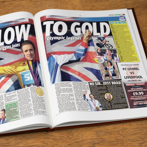 Olympic Games Newspaper Book