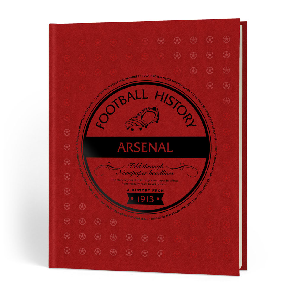 Personalised　Historic　Book　Arsenal　Newspapers